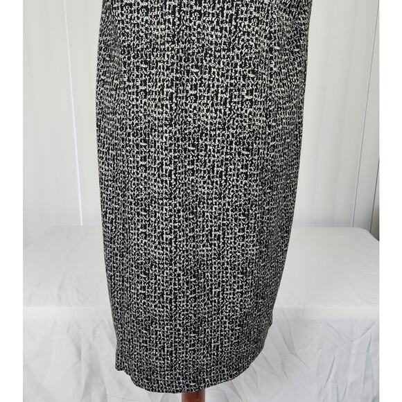 Lane Bryant Midi Sheath Dress Cowl Neck Sleeveless Gray Black Women's Size 14/16 - Picture 8 of 10